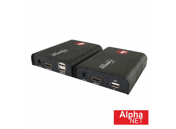 Alphanet   EXTENSOR DE SINAL HDMI/USB VIA RJ45 CAT6 120M